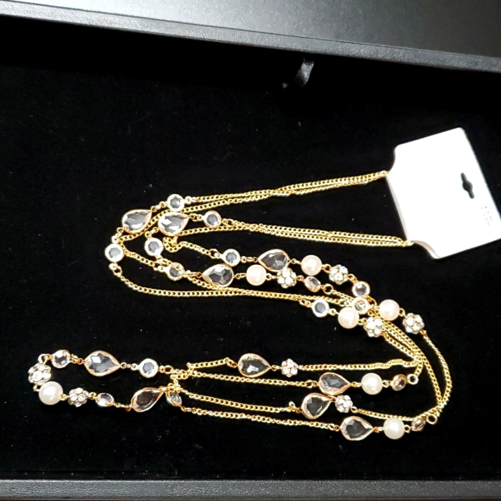 🔸️5/$25🔸️NWT Layered Goldtone Necklace